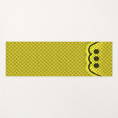 Yoga Mat Pillow Top Design Yellow (Voorkant (horizontaal))