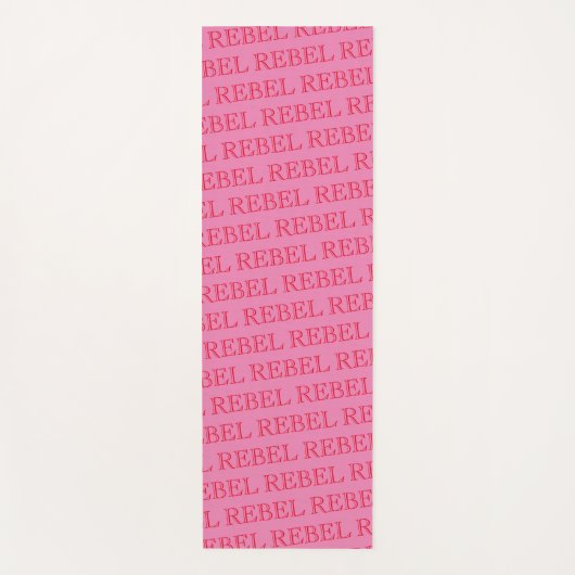 Yoga Mat - REBEL (Voorkant)