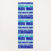 Yoga Mat Relaxation Love Life Nurture Your Soul (Voorkant)