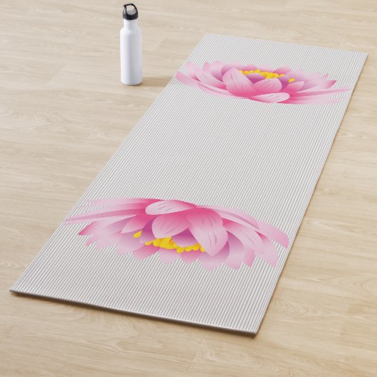 Yoga Mat - Roze Lotus Flower (In situ)