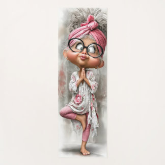 Yoga mat schattig & grappig yoga oma cartoon ontwe