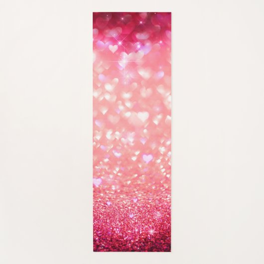 Yoga Mat - Sparkle Hearts (Voorkant)
