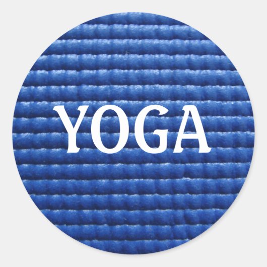 Yoga Mat Sticker (Voorkant)