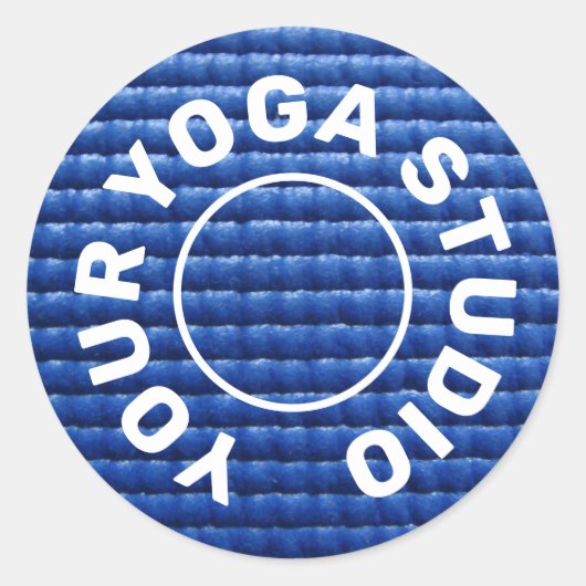 Yoga Mat Sticker (Voorkant)