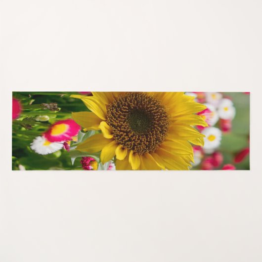 Yoga Mat Sunflower (Voorkant (horizontaal))