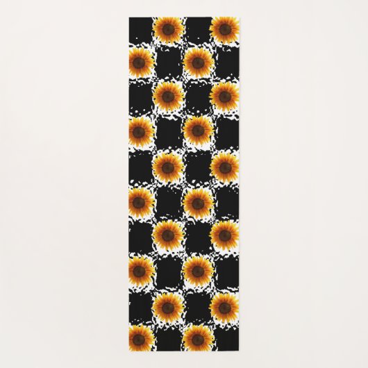 Yoga Mat Sunflower (Achterkant)