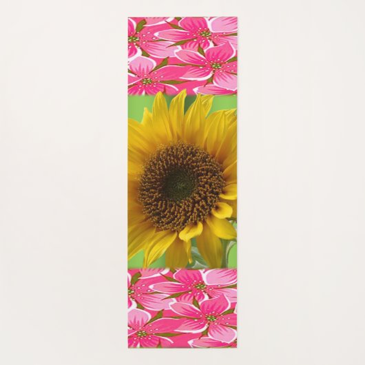 Yoga Mat Sunflower (Achterkant)