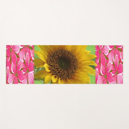 Yoga Mat Sunflower (Voorkant (horizontaal))