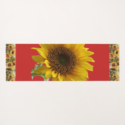 Yoga Mat Sunflower (Achterkant (horizontaal))