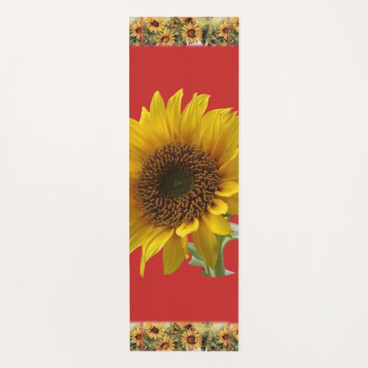Yoga Mat Sunflower (Voorkant)