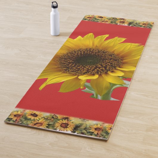 Yoga Mat Sunflower (In situ)
