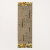 Yoga Mat Sunflower (Achterkant)
