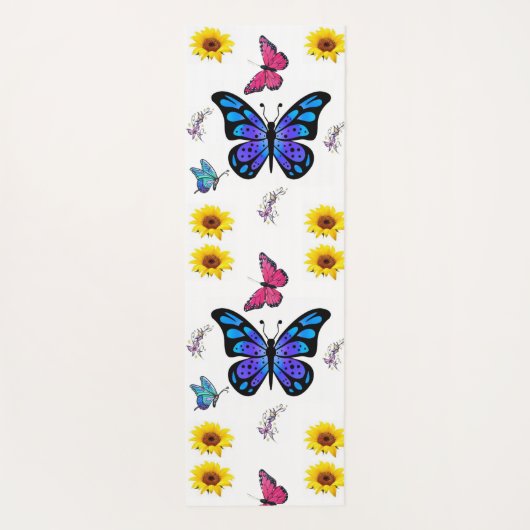 Yoga Mat Sunflower (Achterkant)