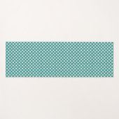 Yoga Mat - Teal Dots Pattern (Voorkant (horizontaal))