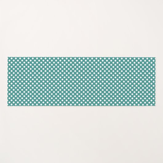 Yoga Mat - Teal Dots Pattern (Voorkant (horizontaal))