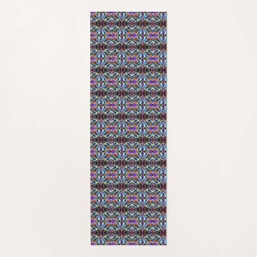 Yoga Mat Titanium kristallen (Voorkant)
