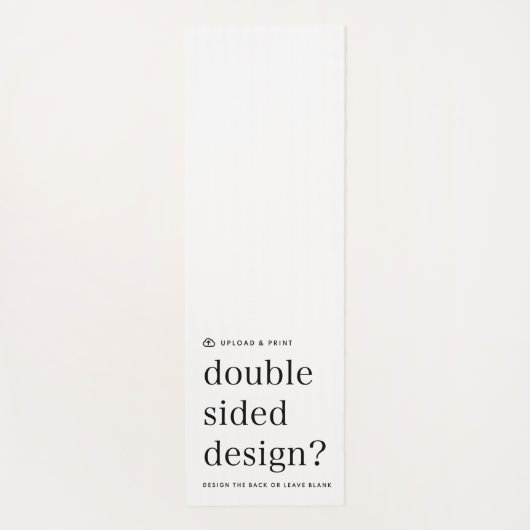 Yoga Mat Uw Ontwerp Upload (Achterkant)