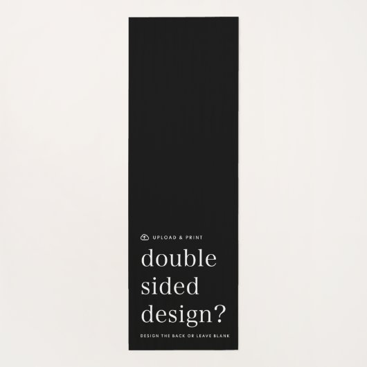 Yoga Mat Uw Ontwerp Upload (Achterkant)