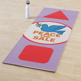 Yoga Mat, vredesthema ontworpen yogamat