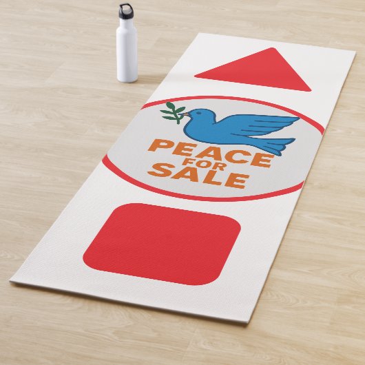 Yoga Mat, vredesthema ontworpen yogamat (In situ)