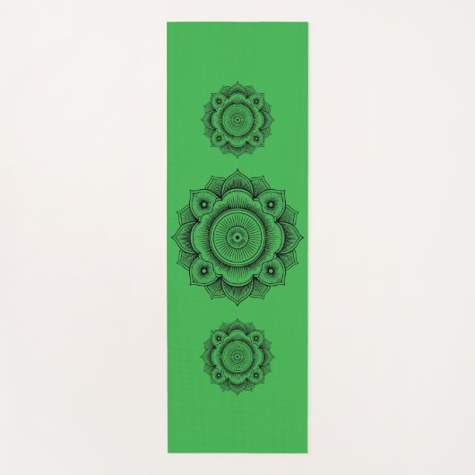Yoga Mat with Mandala Symbol (Voorkant)