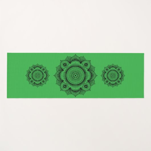 Yoga Mat with Mandala Symbol (Voorkant (horizontaal))