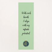 Yoga Mat with portal/mantra original art (Voorkant)