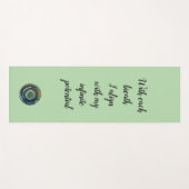 Yoga Mat with portal/mantra original art (Voorkant (horizontaal))