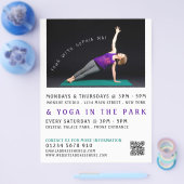 Yoga Mat, Yoga Class Adverteren Flyer (Enkel)