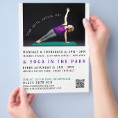 Yoga Mat, Yoga Class Adverteren Flyer (Hand)