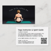 Yoga Mat, Yoga Instructeur Visitekaartje (Voorkant / Achterkant)
