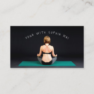 Yoga Mat, Yoga Instructeur Visitekaartje