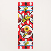 Yoga Mats Bumblebee Yogamat (Achterkant)