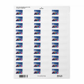 Yoga mats etiket (Full Sheet)