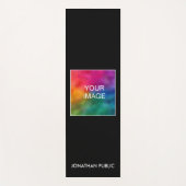 Yoga Mats Fitness Name Sjabloon Voeg uw Afbeelding Yogamat (Voorkant)