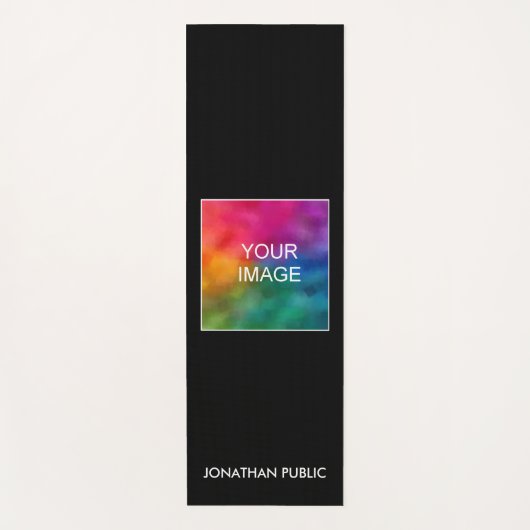 Yoga Mats Fitness Name Sjabloon Voeg uw Afbeelding Yogamat (Voorkant)