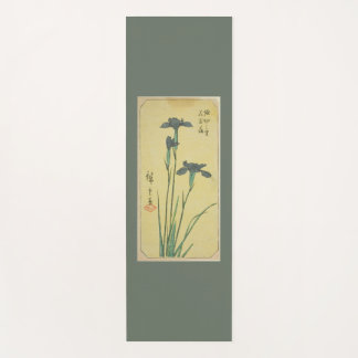 YOGA MATS JAPANSE IRIS EN WOLKEN AANGEPASTE NAAM YOGAMAT