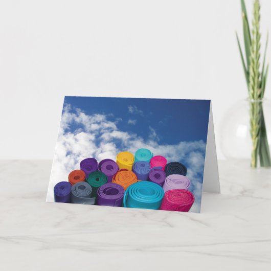 Yoga mats kaart (Voorkant)