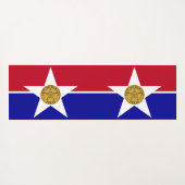Yoga Mats met vlag van Dallas, Verenigde Staten Yogamat (Achterkant (horizontaal))
