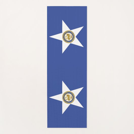 Yoga Mats met vlag van Houston, VS Yogamat (Voorkant)