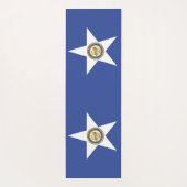 Yoga Mats met vlag van Houston, VS Yogamat (Achterkant)