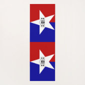 Yoga Mats met vlag van San Antonio, VS Yogamat (Achterkant)