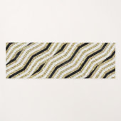 Yoga Mats Yoga Black White en Gold Yogamat (Voorkant (horizontaal))