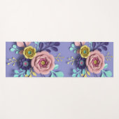 Yoga Mats Yoga Floral Rozen Yogamat (Voorkant (horizontaal))