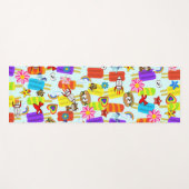 Yoga Mats Yoga Ice Cream Hamburger Spaceships Yogamat (Voorkant (horizontaal))