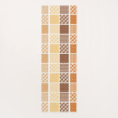 Yoga Mats Yoga Oranje Brown Beige Yogamat (Achterkant)