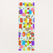 Yoga Mats Yoga Pink Pigs Polkadot Yogamat (Achterkant)