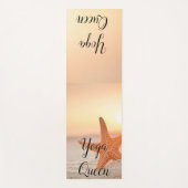 Yoga Mats Yoga Queen Starfish Sand Beach Yogamat (Voorkant)