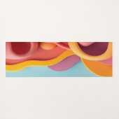 Yoga matten fitness gear aangepaste tekst (Achterkant (horizontaal))