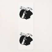 Yoga Matten met vlag van Corsica (Achterkant)